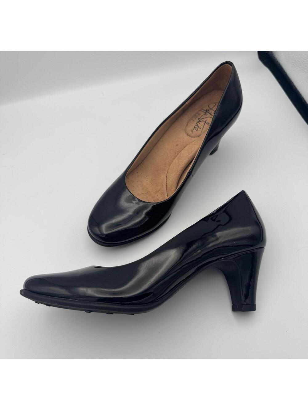 Black life stride heels
